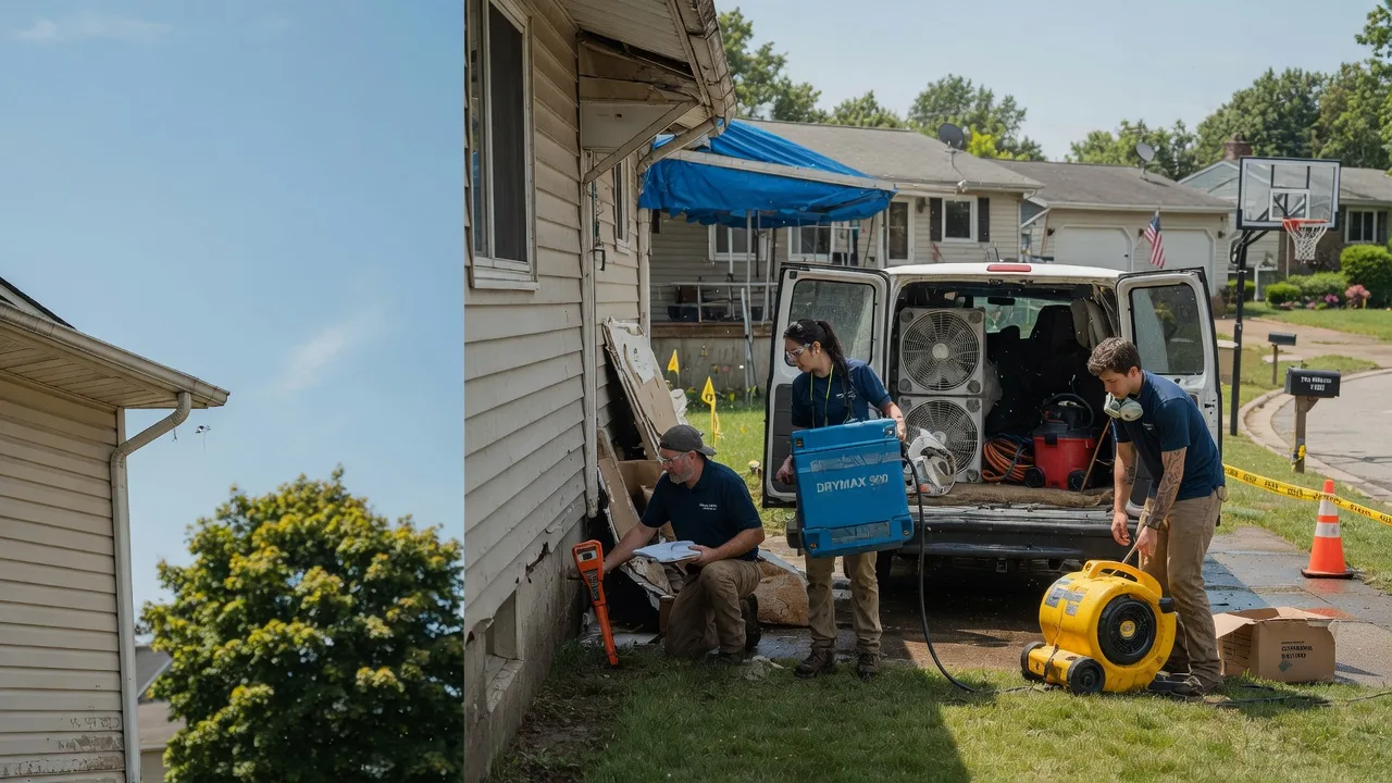 Ceiling Leak Cleanup in Metamora, IL near me